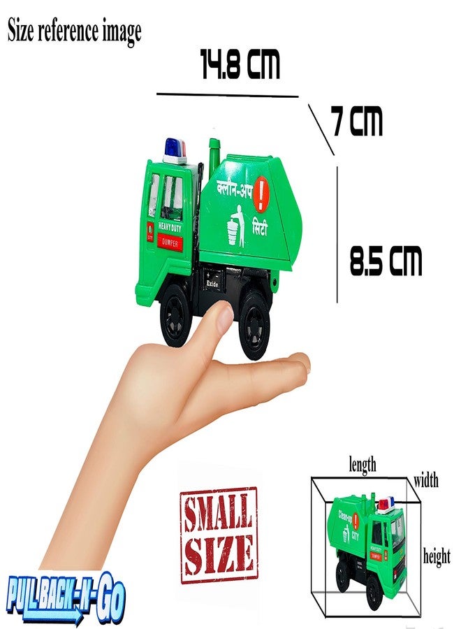 Smart Picks Clean Up City Vehicle Display Piece/Pull Back Toy for Kids (Colour May Vary) - Image 2